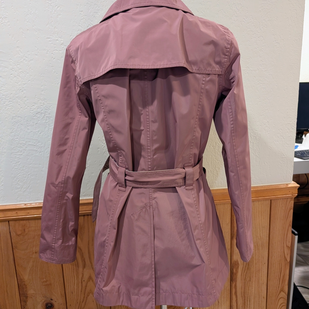Barbour Women's Mauve Belted Jacket - Picture 6 of 6